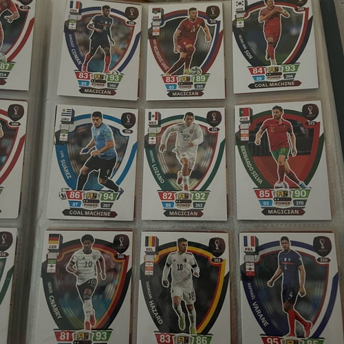 Κάρτες World Cup 2022 καινούργιες, 450+ με 13 μεγάλες limited edition και 8 μικρές
