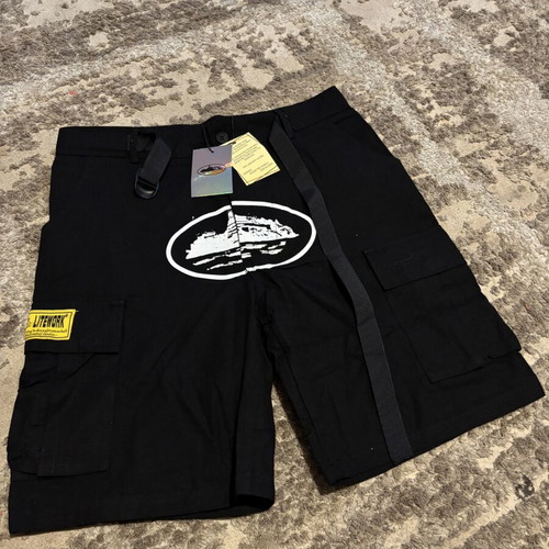 Corteiz Cargo Shorts new with tags, black, size M