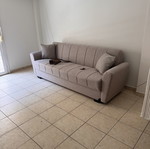 Sofa bed with storage space, like new