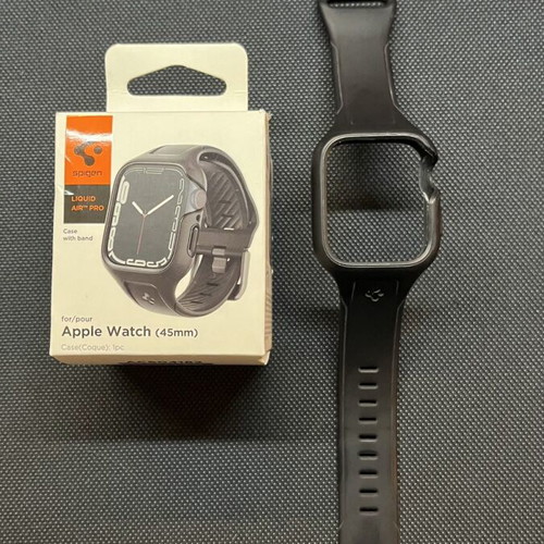 Spigen Liquid Air Pro silicone case for Apple Watch 45mm like new