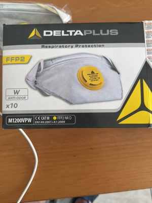 Μάσκα προστασίας Deltaplus FFP2 M1200VPW καινούργια