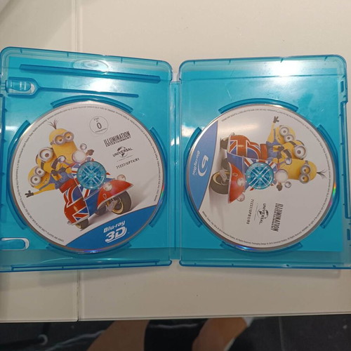 Minions 3D Blu-Ray like new, dubbed