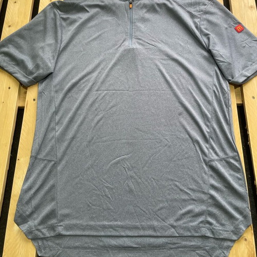 McDonald's Official Crew Uniform Polo Grey Size XL Like New