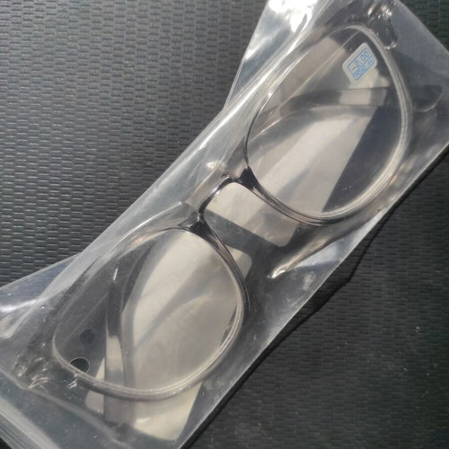 Myopia glasses new with blue light protection, transparent gray, 2.0 diopters