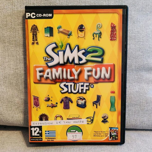 The Sims 2 Family Fun Stuff PC CD used expansion