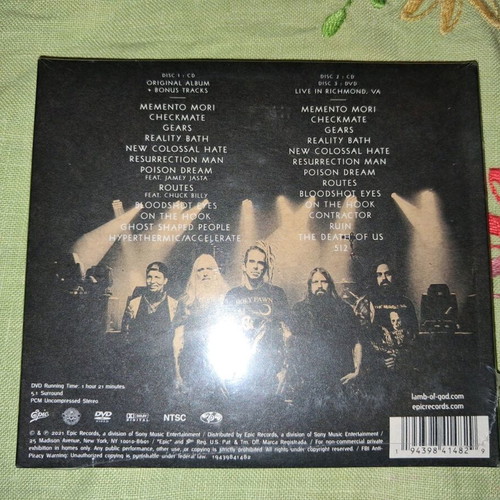 Lamb Of God Deluxe Edition 2CD+DVD boxset new, Thrash Hardcore Metal