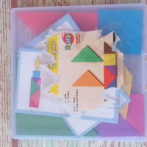 Junior Goodys wooden shape puzzle for kids used