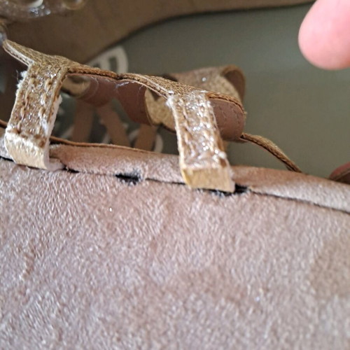 Migato gold sandals used with strap, size 39