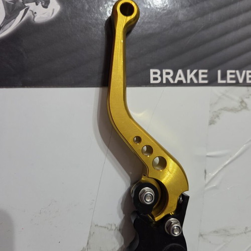 Brake and clutch levers like new, gold and black