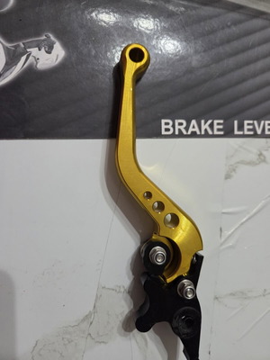 Brake and clutch levers like new, gold and black