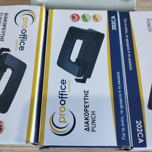 Pro Office hole punches new, pack of 4