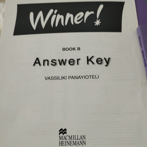 Winner! Book B English learning set like new with gifts