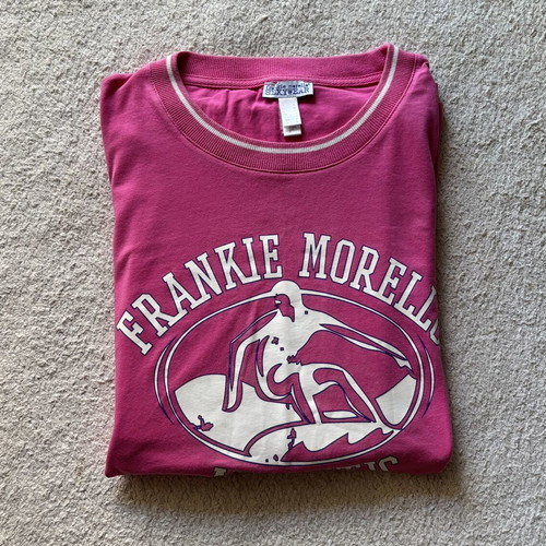 Frankie Morello Miami Beach vintage t-shirt ροζ μέγεθος L σαν καινούργιο