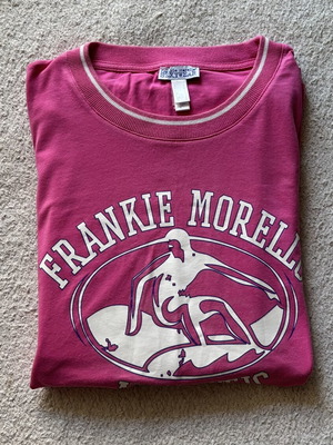 Frankie Morello Miami Beach vintage t-shirt ροζ μέγεθος L σαν καινούργιο
