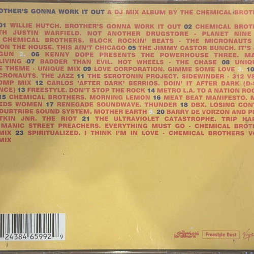 The Chemical Brothers Brother's Gonna Work It Out CD like new, electronic