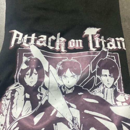 Anime T-shirts set of 3 size S Attack on Titan used like new