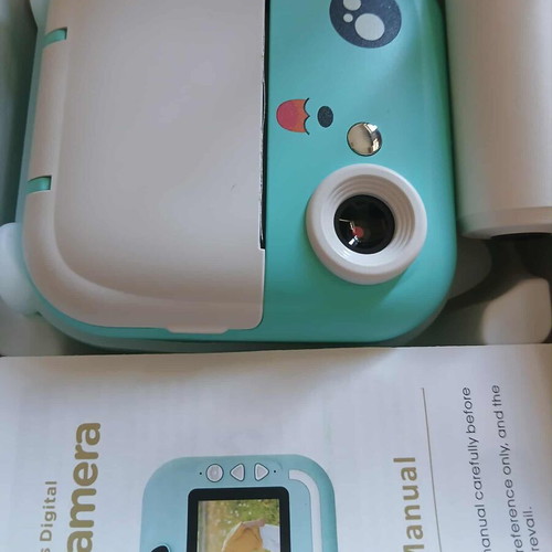 Children's isp3570lks camera with thermal print turquoise used