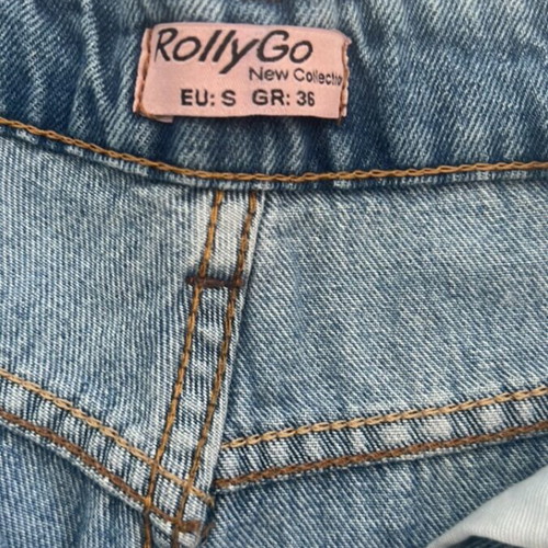 Denim shorts new, size S 36 8, blue