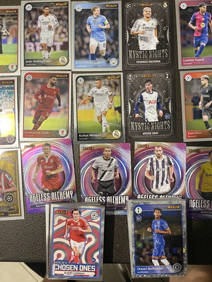 Merlin football cards 2025, pack of 70, new