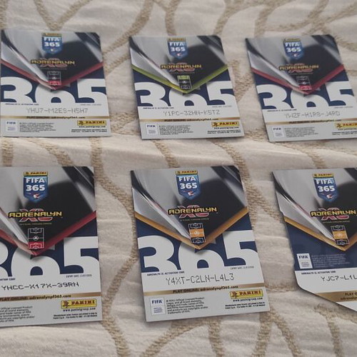 Panini FIFA 365 Adrenalyn cards new