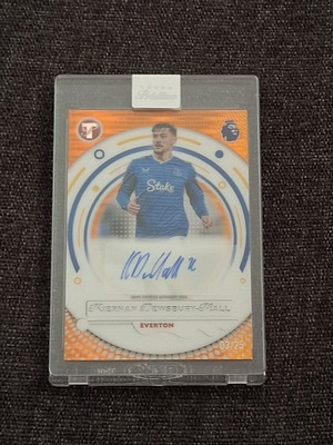 2025-26 Topps Pristine Kiernan Dewsbury-Hall Orange Auto Card