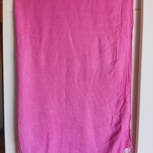 Cotton pashminas scarves, fuchsia and olive green
