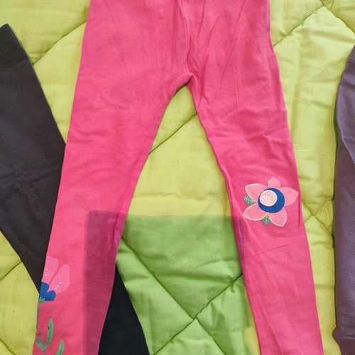 Leggings like new, pack of 3 for 4-5 years, multicolor, 95% cotton