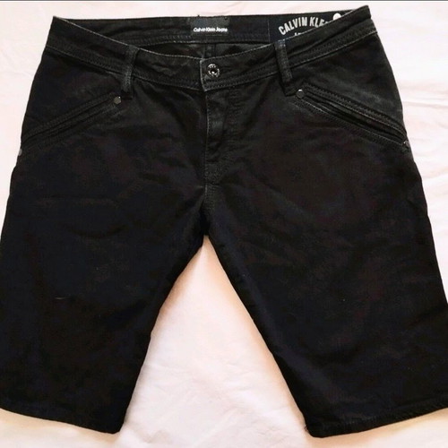 Calvin Klein Jeans black women's denim shorts like new, size S