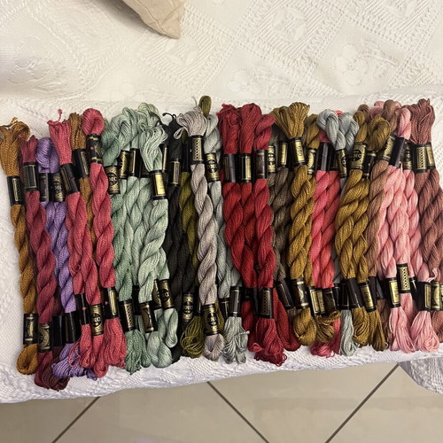 DMC embroidery threads Pearl Cotton No 5 pack of 50 new