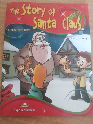 The Story of Santa Claus книга за изучаване на английски като нова с коледна тема