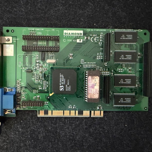 Diamond Stealth 3000 PCI graphics card used without memory expansion