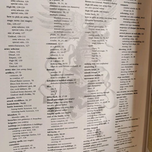 Warmaster Guide English Rulebook used