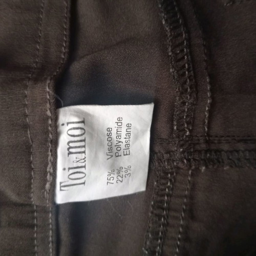 Toi & Moi women's pants used, olive color