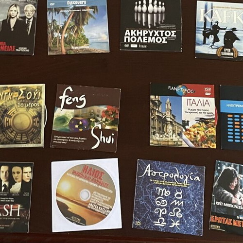 DVD collection of movies, series & multimedia, wholesale pack over 100 discs