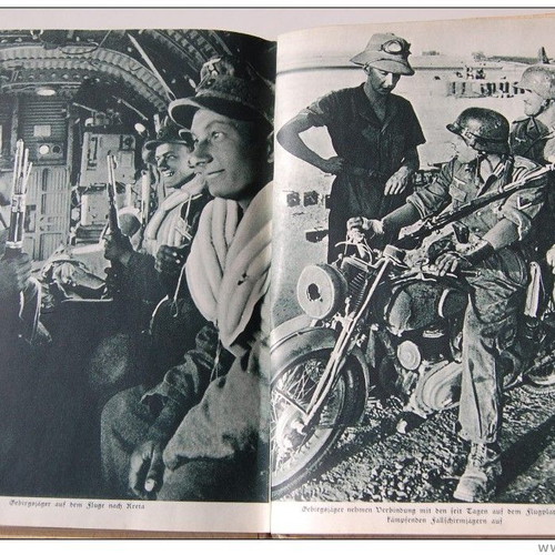 Propaganda book by Verchmat about Crete occupation like new with rich photographic material