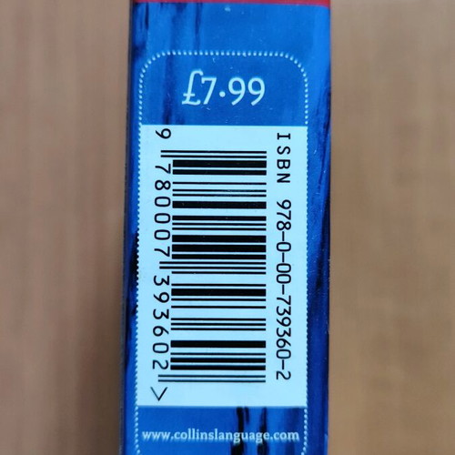 Collins English dictionary like new with pocket case