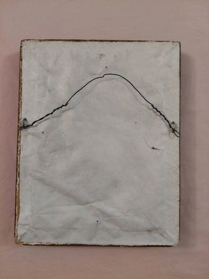 Icon of Panagia used with wooden frame and glass 19×15cm
