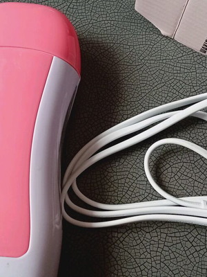 Hair removal wax warmer like new with strips and wax in box