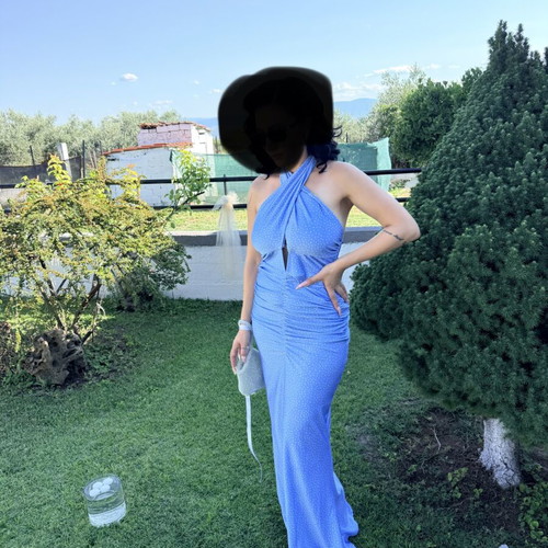 Dress Trilogy turquoise size M like new, worn twice