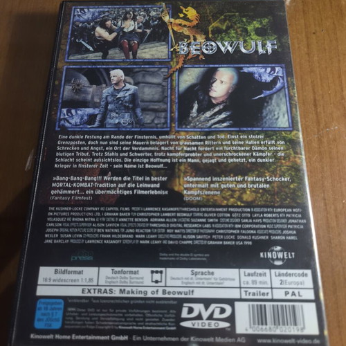 Beowulf DVD like new, fantasy action with Christopher Lambert