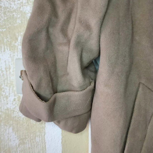 Beige coat used, size XL