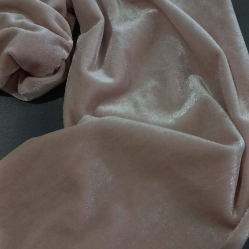 H&M Velvet Off Shoulders Top Pink New