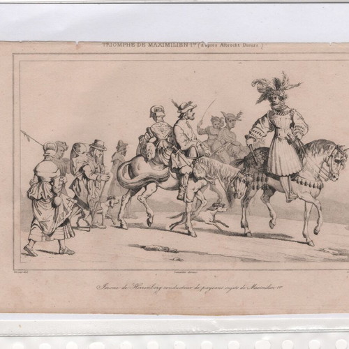 Engravings pack of 12 from 1810 book, Germanic theme, like new