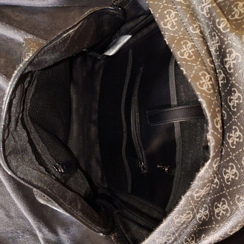 Guess backpack like new, brown leatherette
