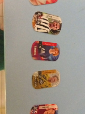 Tapes used with Haaland, Simons, Sabitzer, Arthur, Aler