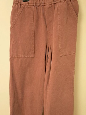 Zara pants used for 7 years, size 122 cm, brown and purple