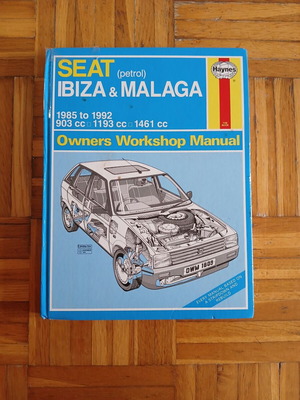 Seat Ibiza & Malaga Owner's Workshop Manual used, English