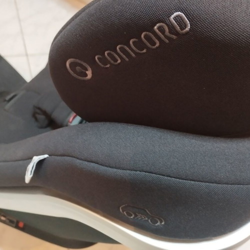 Concord car seat used, sturdy feeding chair
