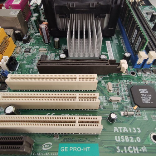 GE PRO-HT Motherboard used with Celeron 2.00GHz CPU and 256MB RAM