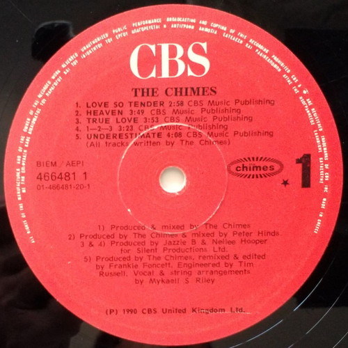 The Chimes vinyl LP album used, electronic funk soul